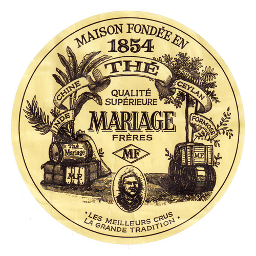 圖一:Mariage Frères 茶行的商標,「FORMOSE」出現在中左處