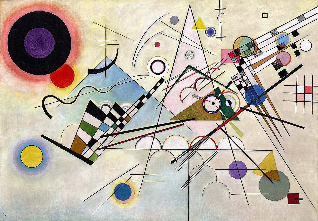 康定斯基〈構成第八號〉 (Composition VIII), 1923.